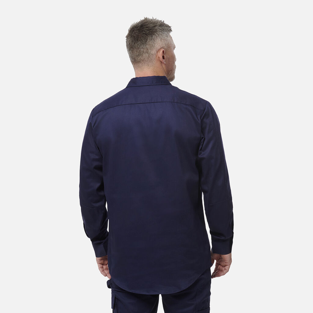 Originals Long Sleeve Closed Front Cotton Drill Work Shirt