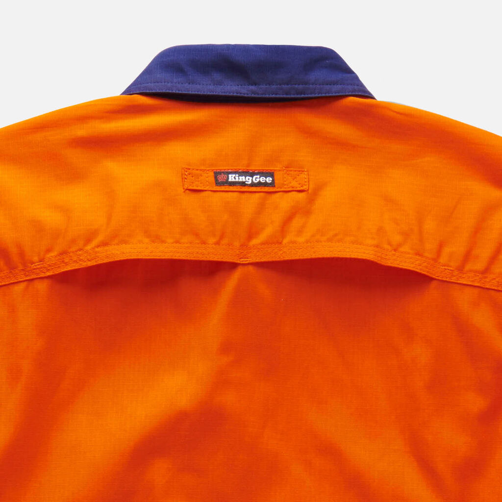 Workcool 2 Hi-Vis Reflective Two Tone Long Sleeve Work Shirt