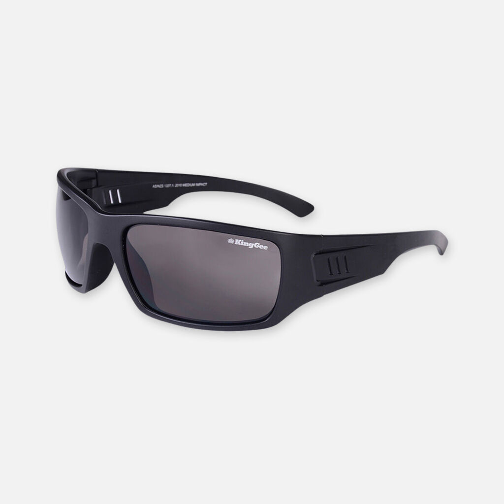 Carve Smoke Safety Glasses - Matt Black