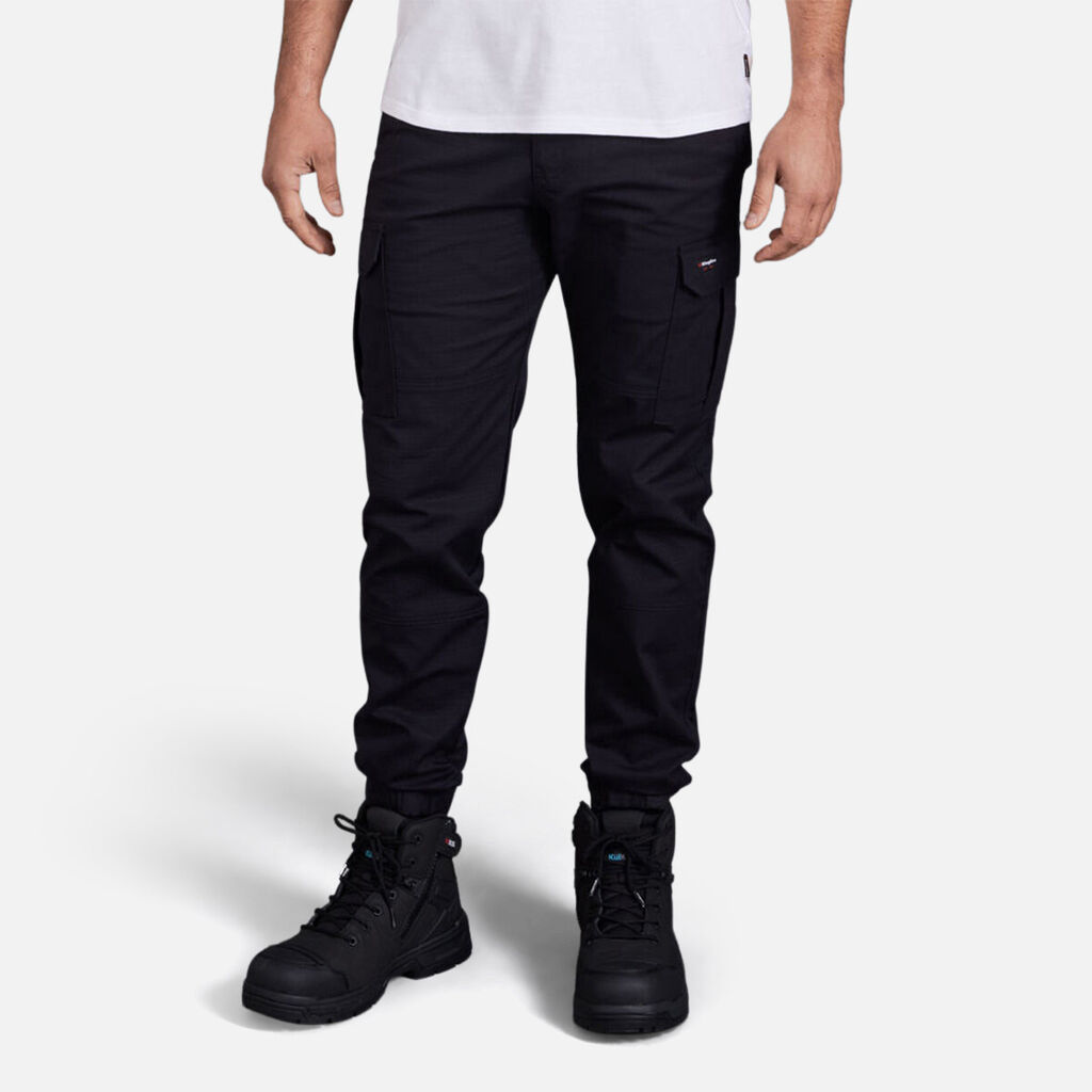 Tradies Comfort Waist Cuffed Pants