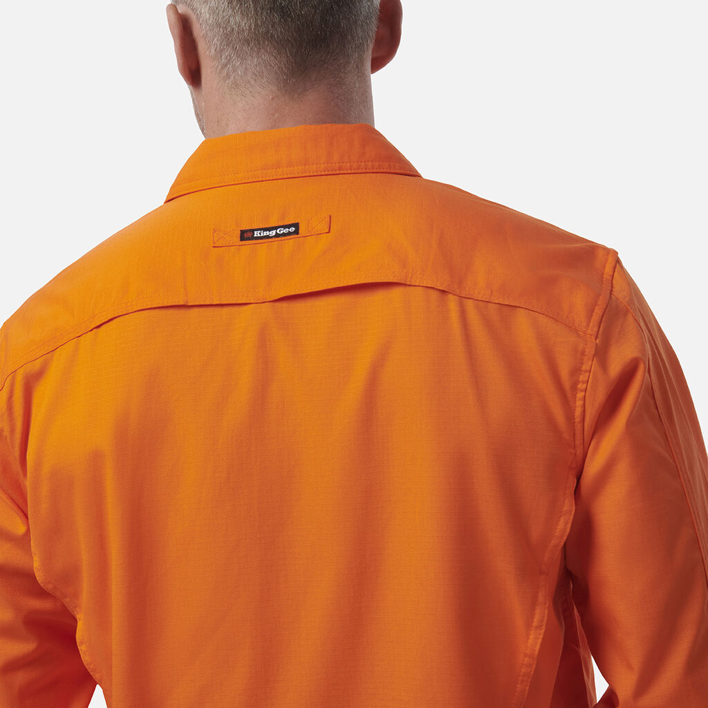 Workcool 2 Hi-Vis Long Sleeve Drill Work Shirt