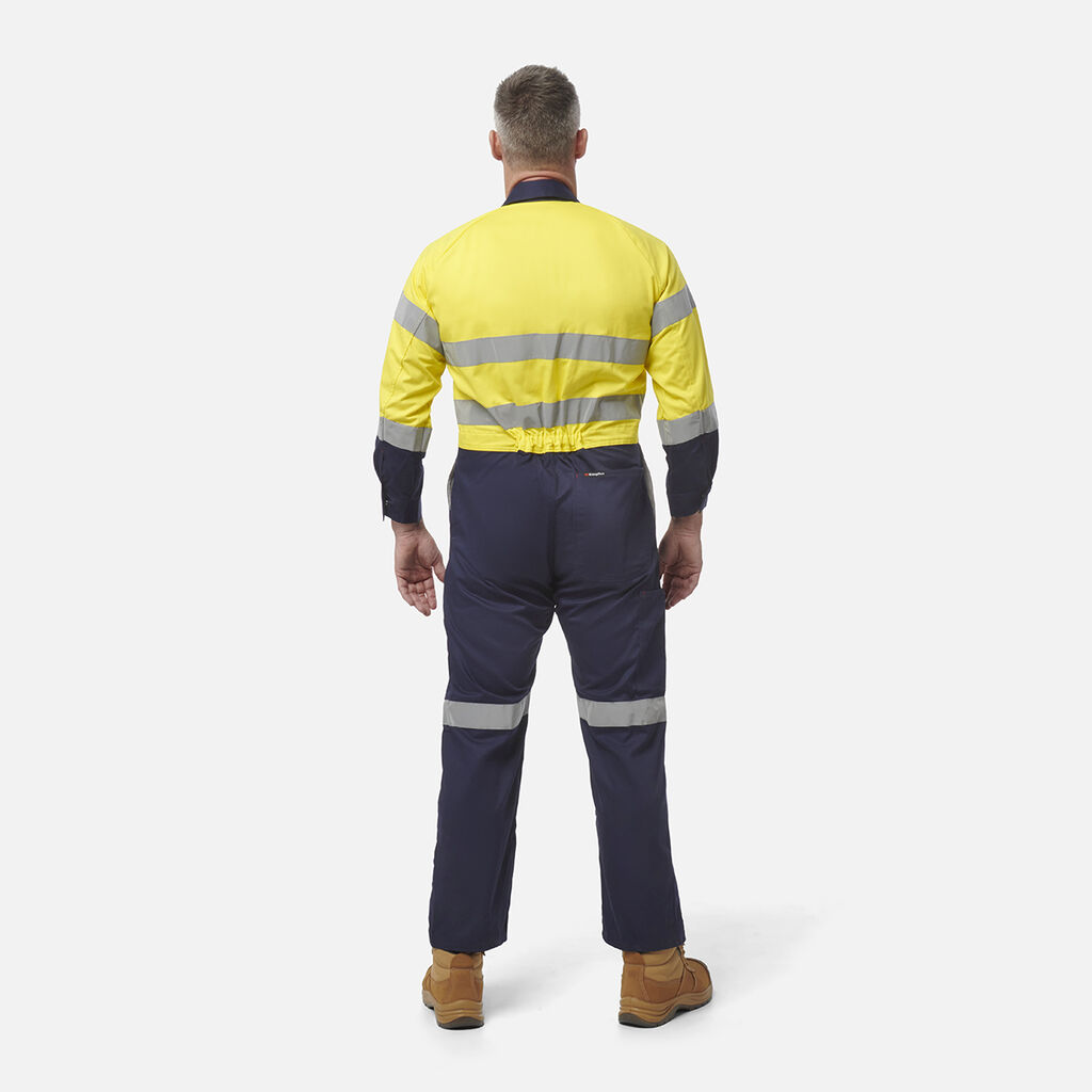 Originals Hi-Vis Reflective Two Tone Drill Work Coveralls