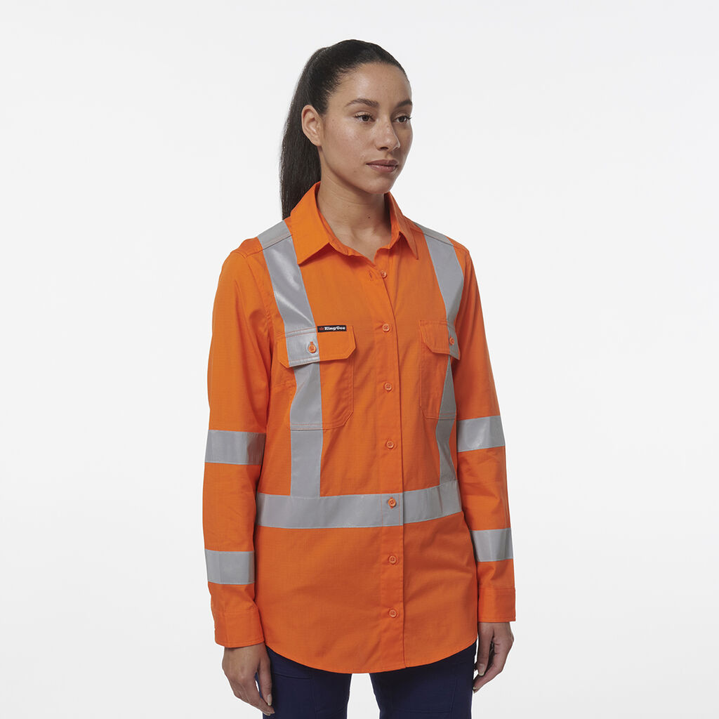 Womens Workcool Vented X Back Shirt 