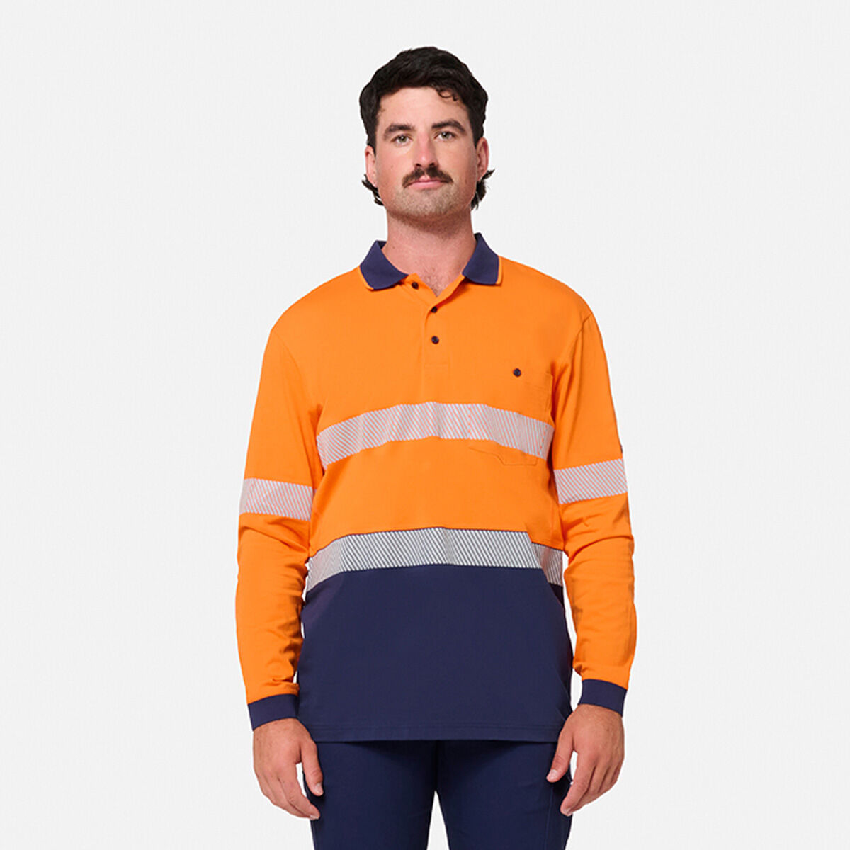 Originals Hi-Vis Spliced Cotton Polo | KingGee Australia