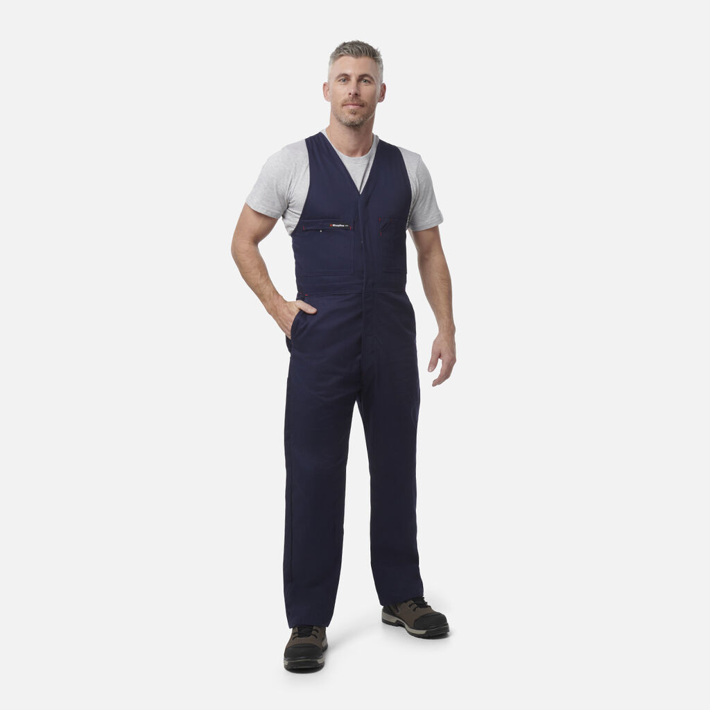 Originals Sleeveless Cotton Drill Work Overalls 