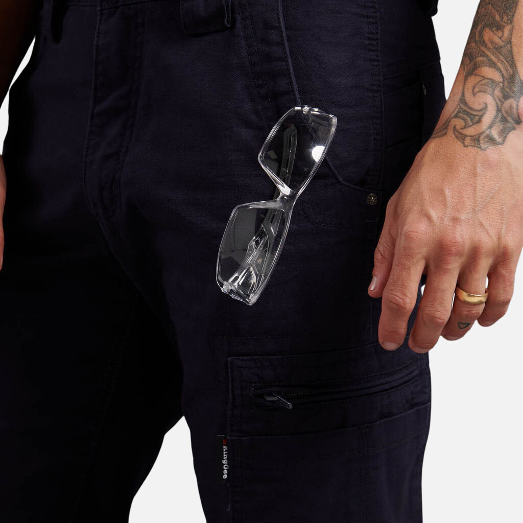 Tradies Canvas Cargo Work Pants 