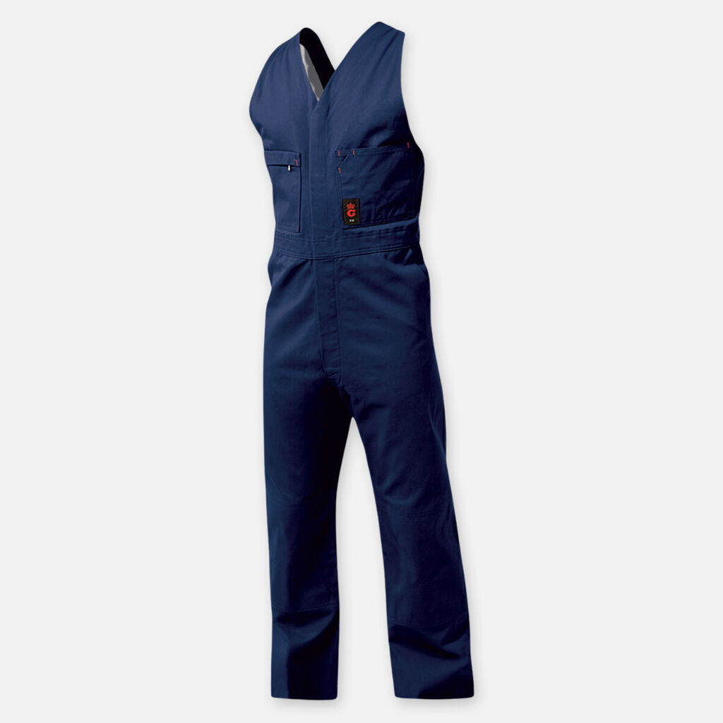 Originals Sleeveless Cotton Drill Work Overalls 