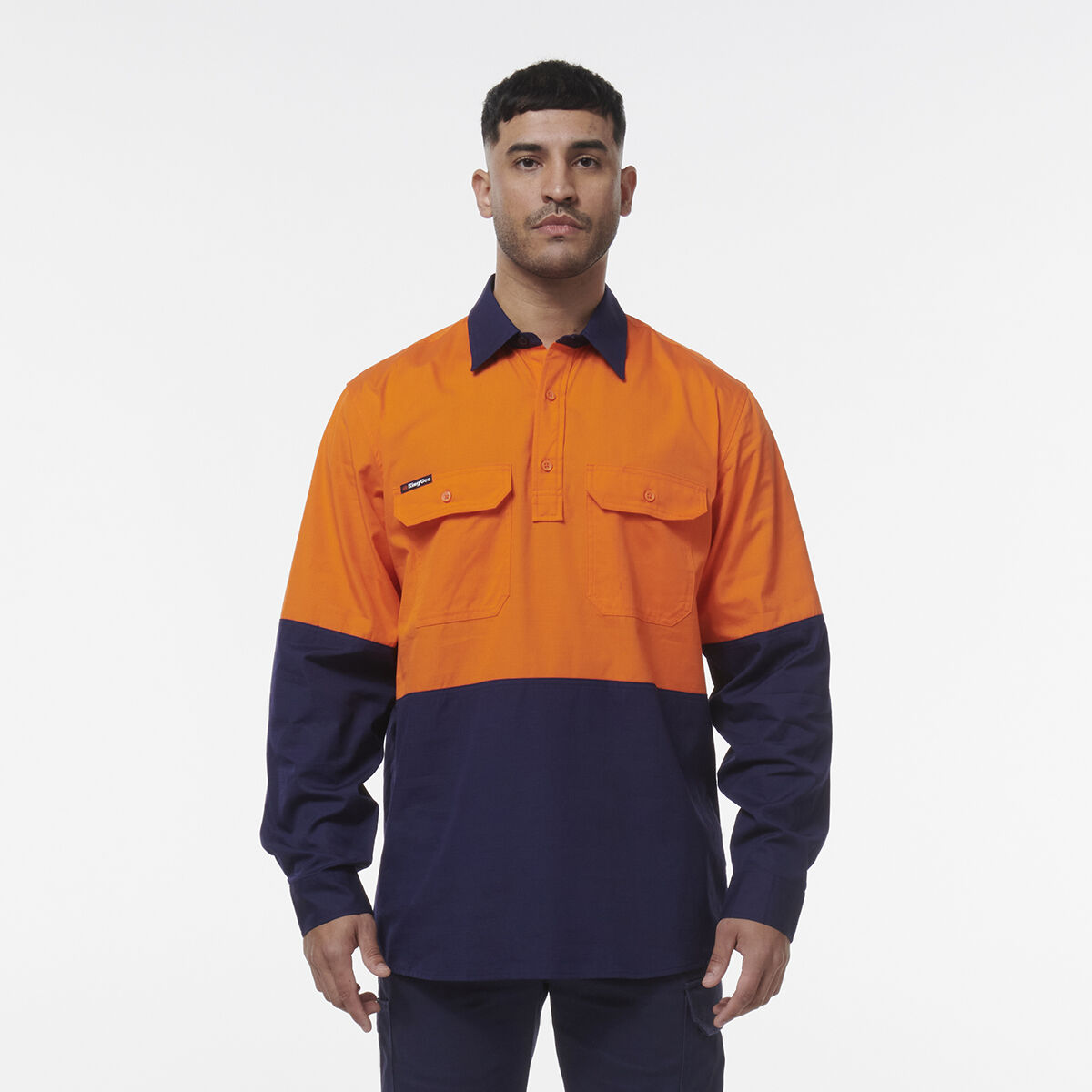 Orange hi sales vis shirts