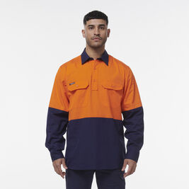 Workcool Vented Closed Front Spliced Shirt