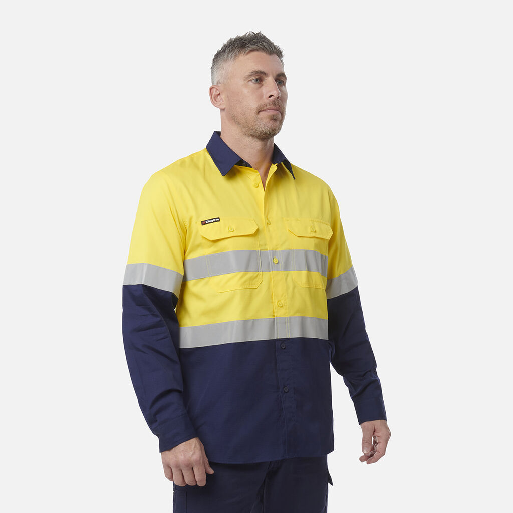 Workcool Vented Spliced Shirt Taped Long Sleeve