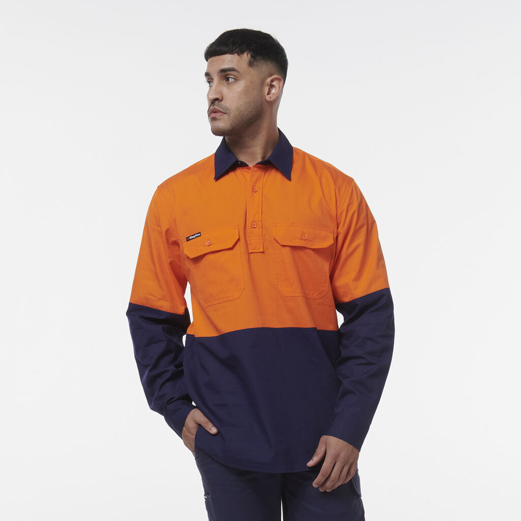 Workcool Vented Closed Front Spliced Shirt