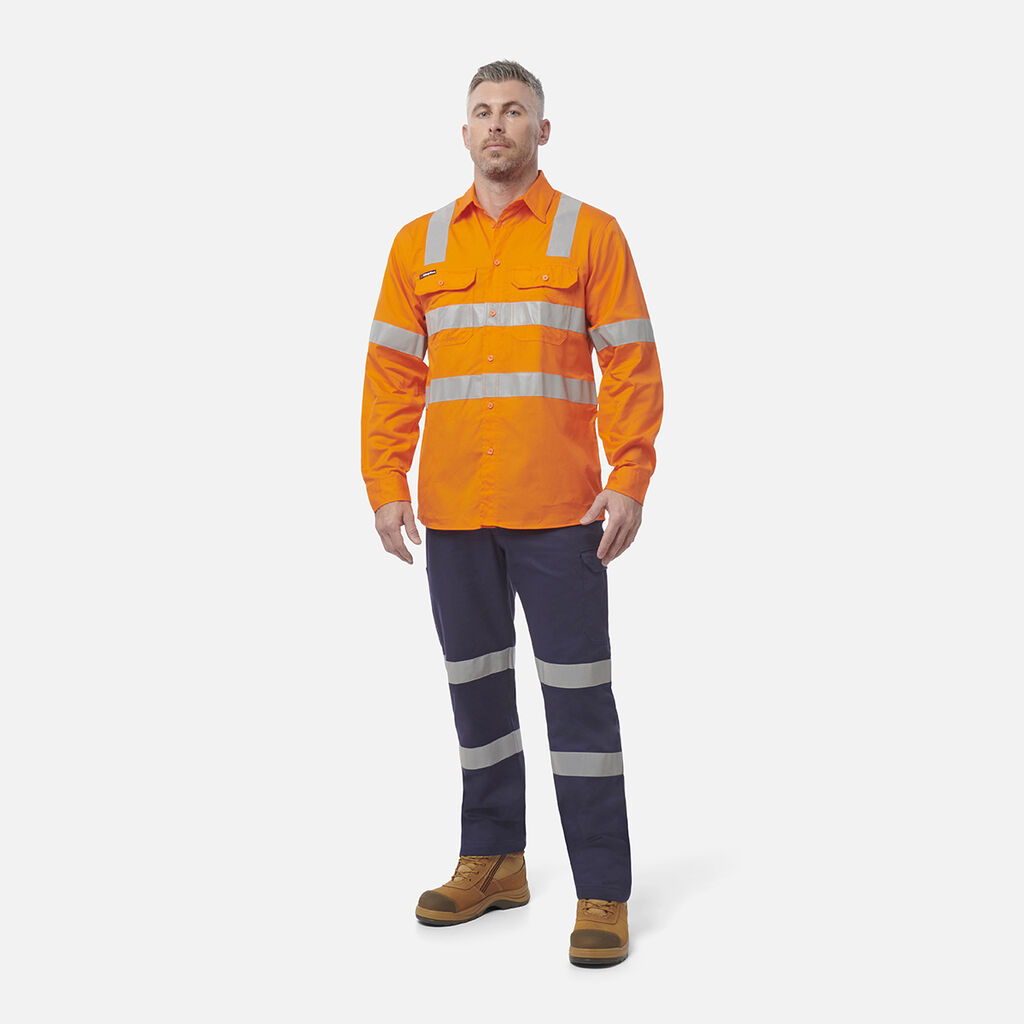 Workcool Vented X Back Shirt Long Sleeve