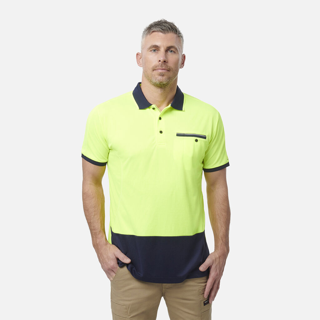 Workcool Hyperfreeze Hi-Vis Lightweight Short Sleeve Polo