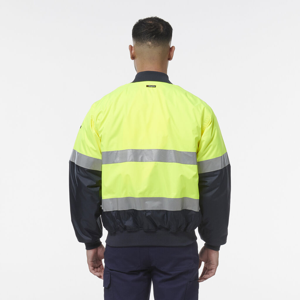 Reflective Bomber Jacket