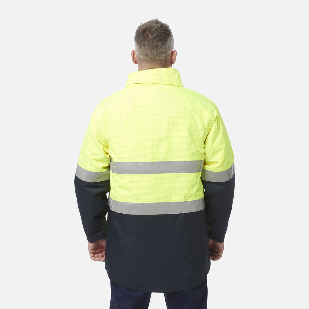 Hi-Vis Anti Static Waterproof Reflective Work Jacket