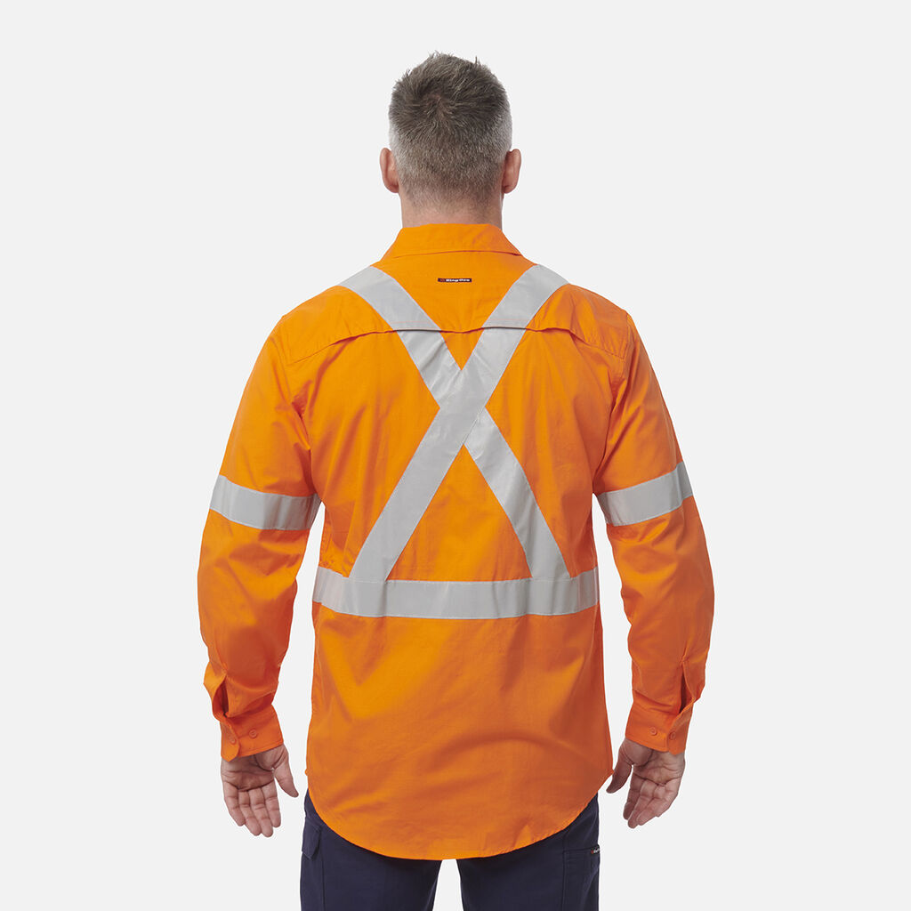 Workcool Vented X Back Shirt Long Sleeve