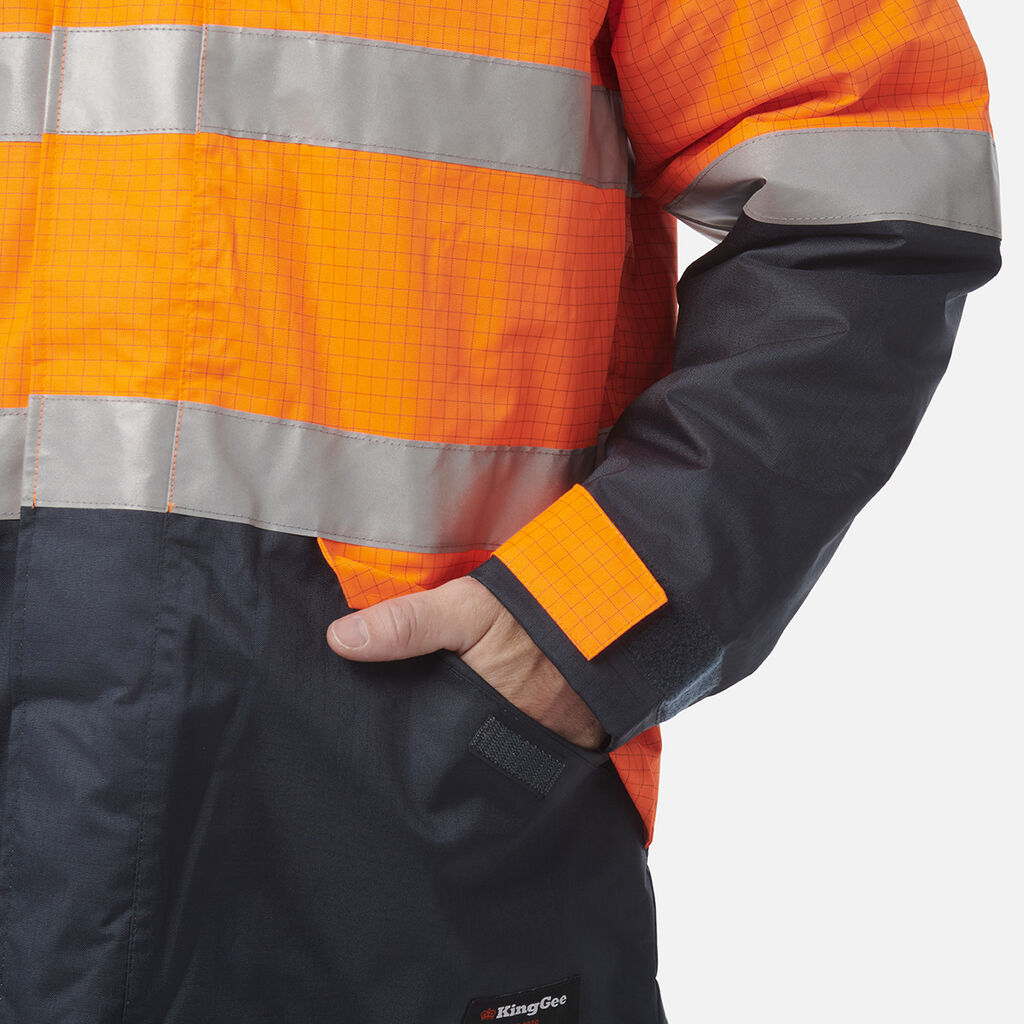 Hi-Vis Anti Static Waterproof Reflective Work Jacket