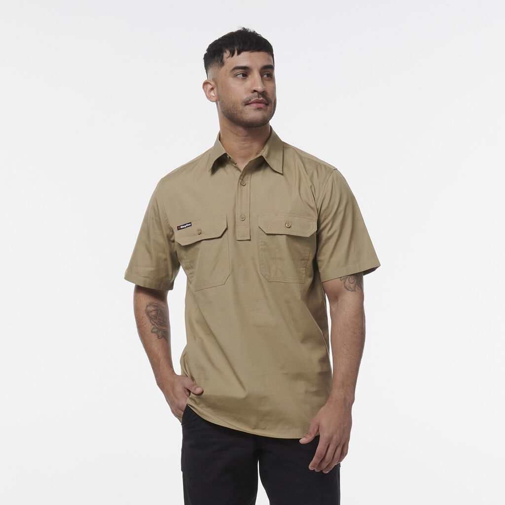 Workcool Vented Closed Front Shirt Short Sleeve