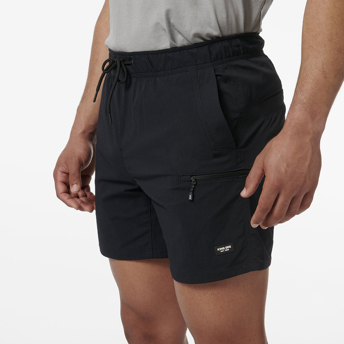 Mens elastic waist shorts australia hot sale