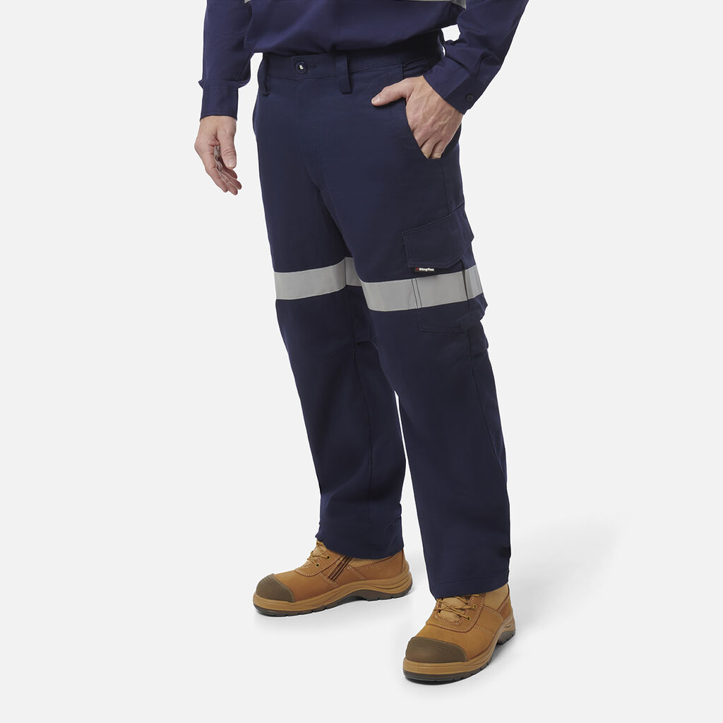 Workcool 2 Reflective Cotton Drill Cargo Work Pants