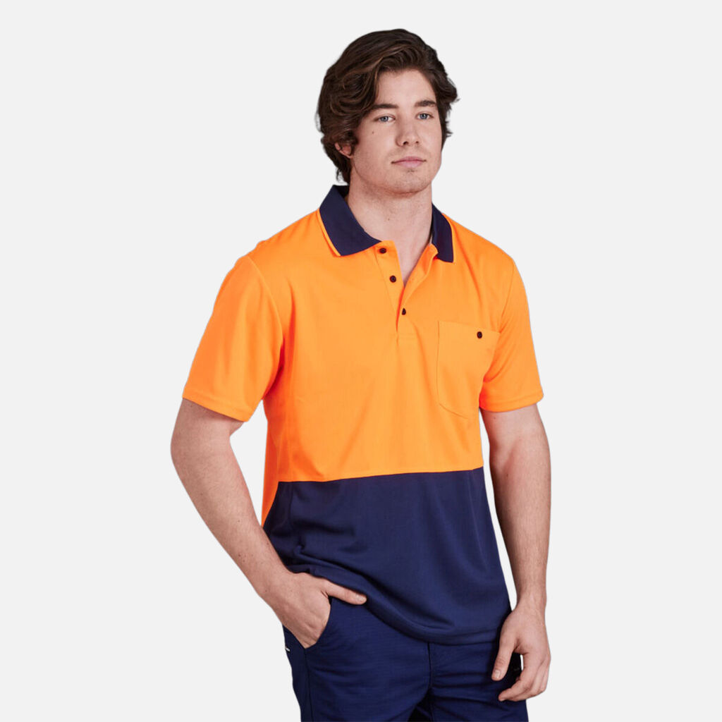 Workcool Hyperfreeze Hi-Vis Two Tone Short Sleeve Polo Shirt