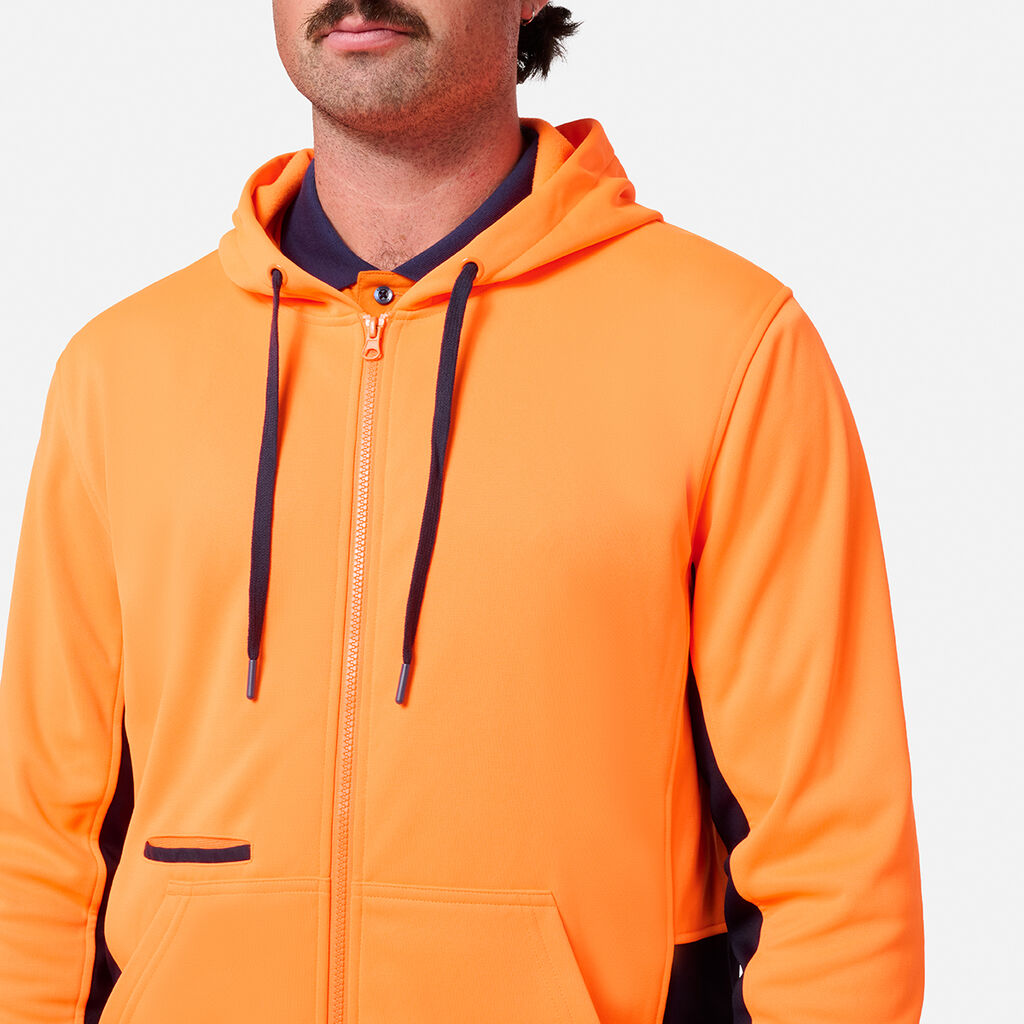 Original Hi Vis Full Zip Fleece Hoodie