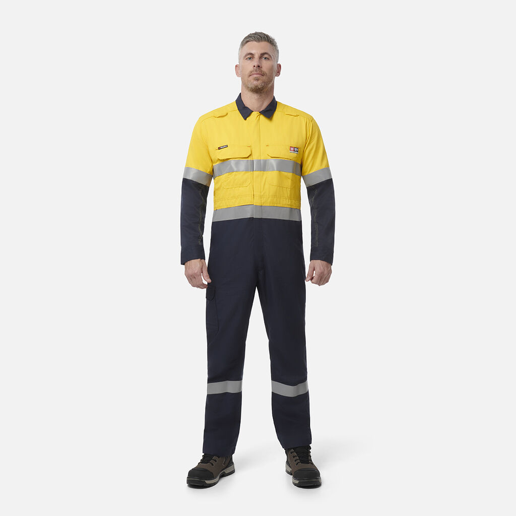 ShieldTec FR Hi Vis Two Tone Coverall With FR Tape PPE2