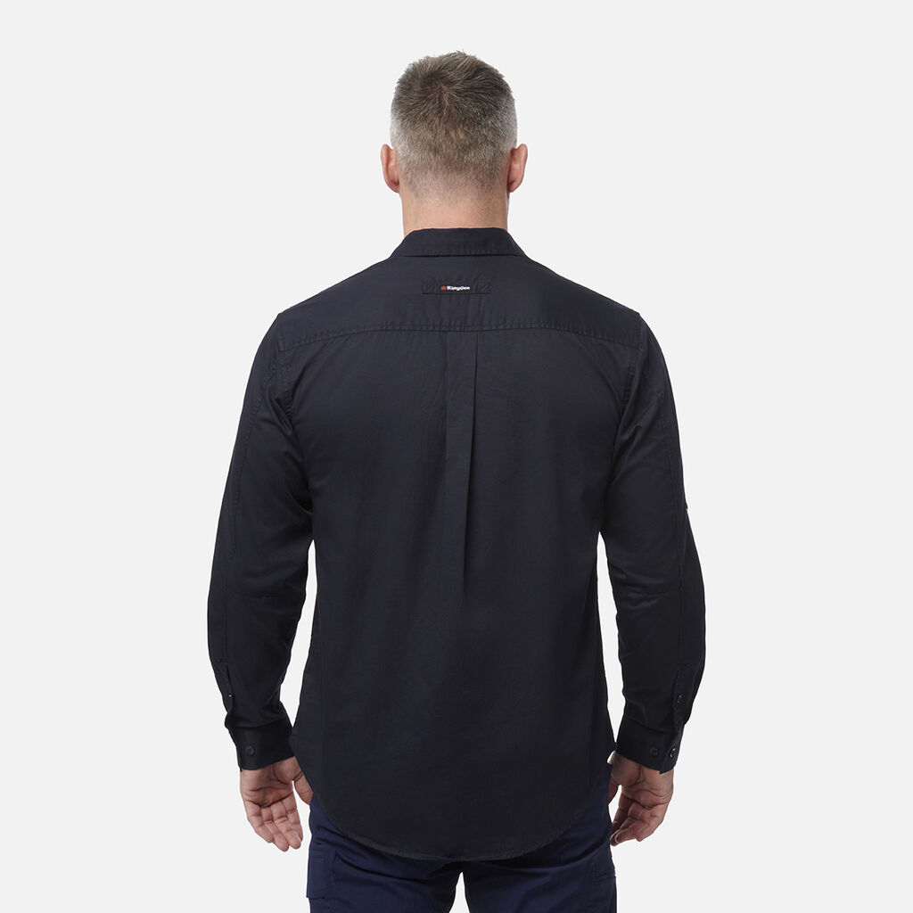 Tradies Lightweight Cotton Drill Long Sleeve Work Shirt