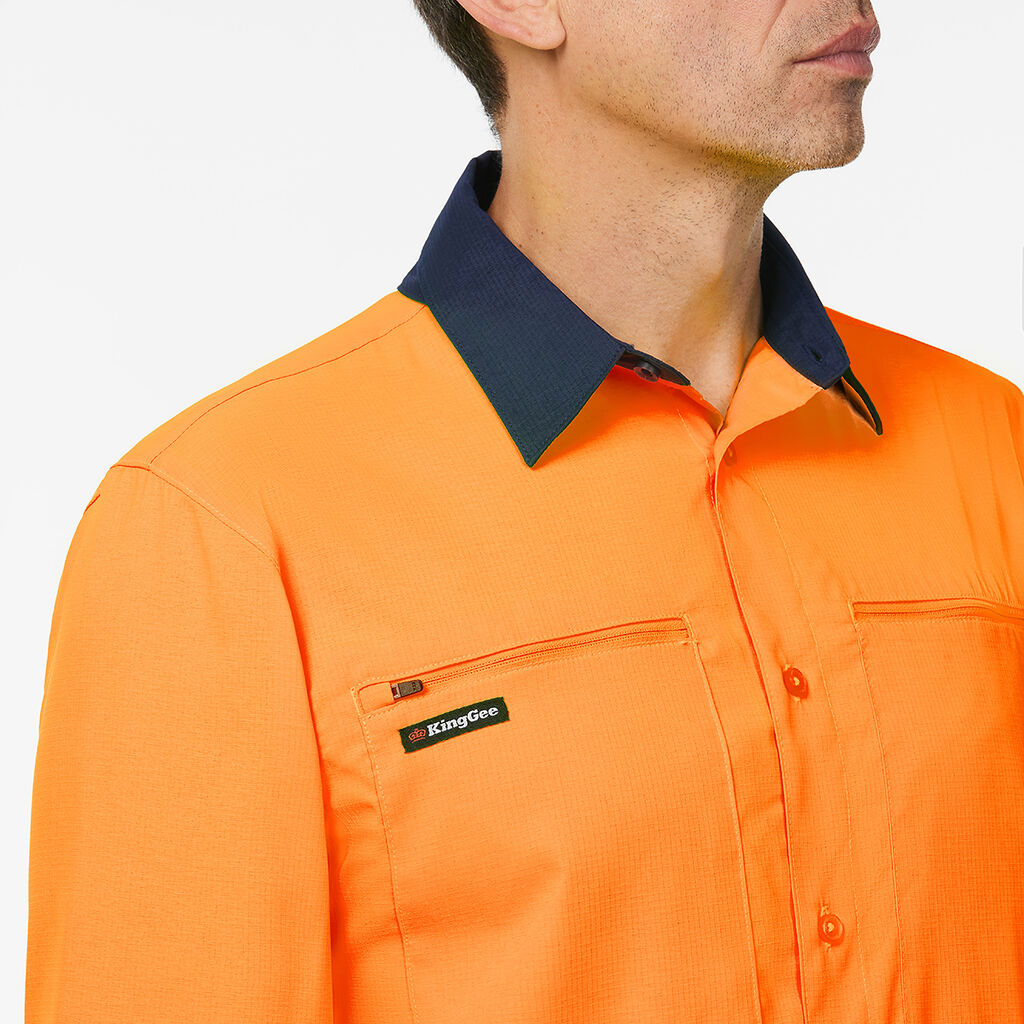 DryCool Hi Vis Spliced Shirt Long Sleeve Shirt 