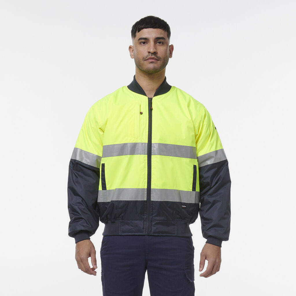 Reflective Bomber Jacket