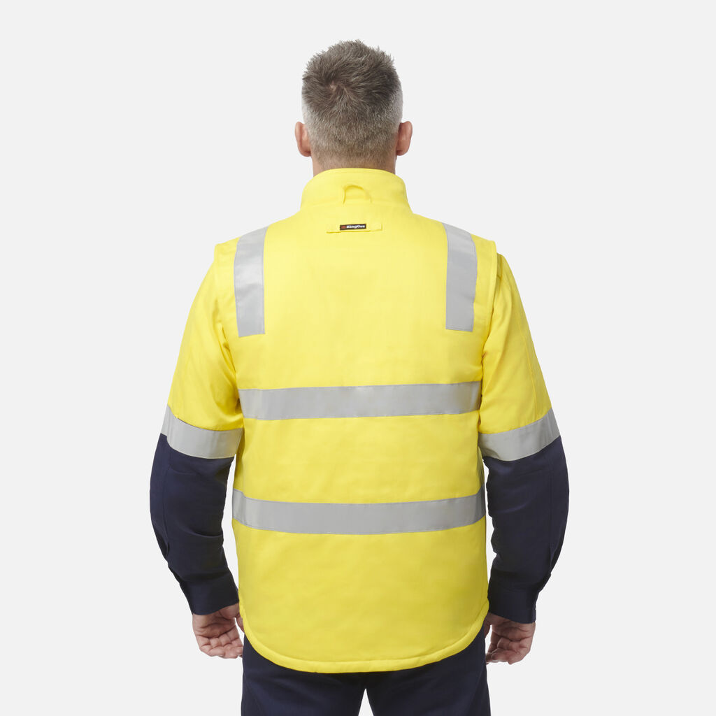 Originals 3 in 1 Hi-Vis Cotton Drill Reflective Work Jacket 
