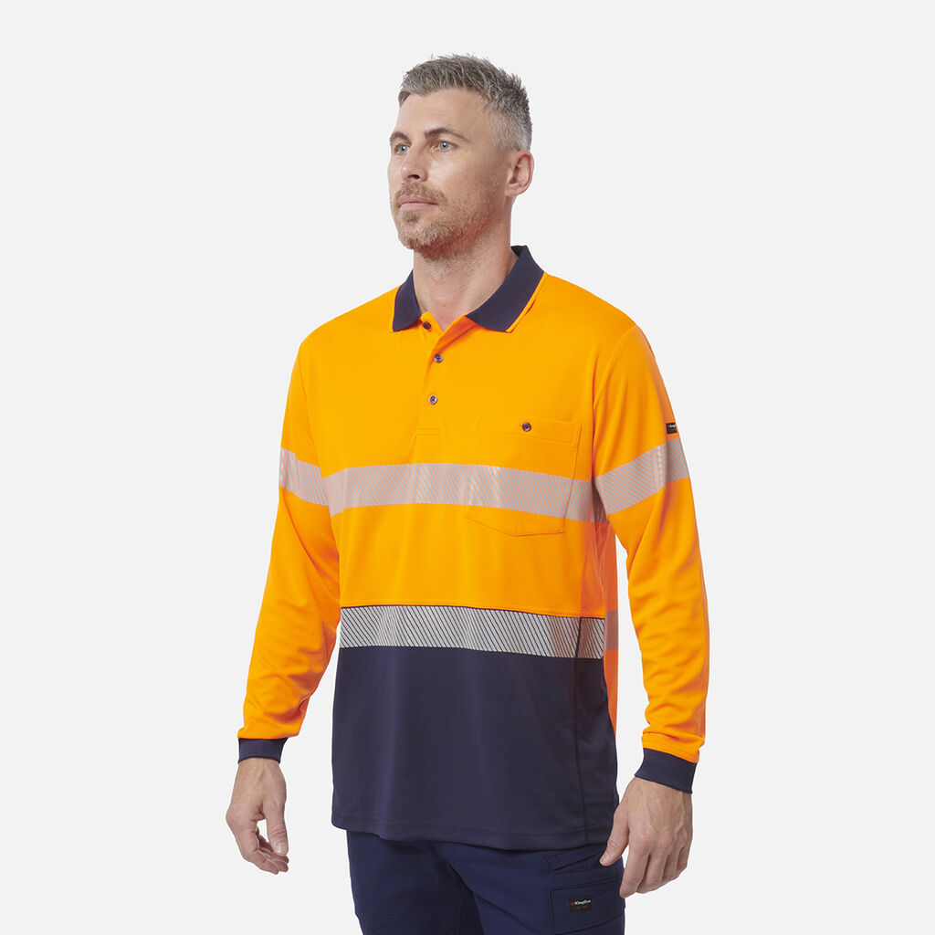 Workcool Hyperfreeze Hi-Vis Reflective Long Sleeve Polo