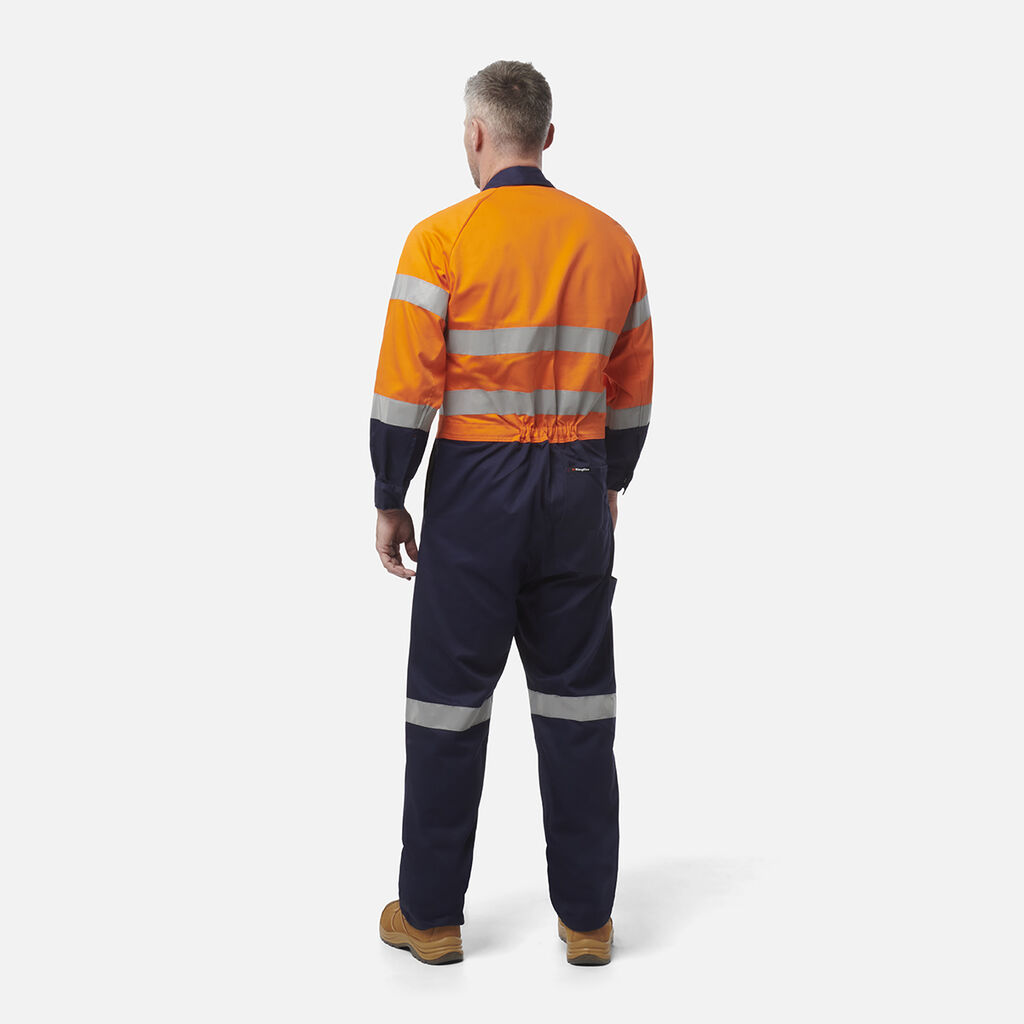 Originals Hi-Vis Reflective Two Tone Drill Work Overalls 