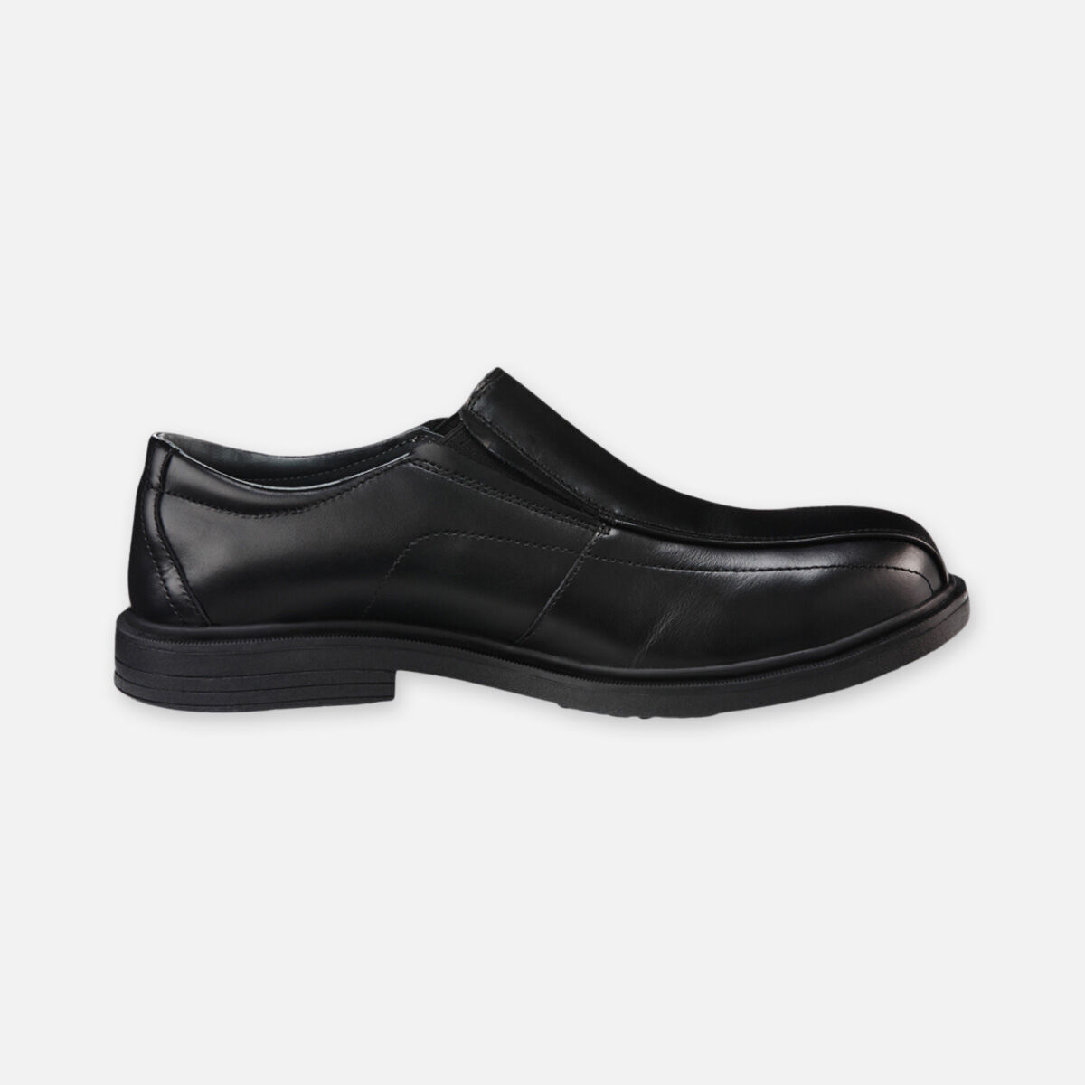 Collins Leather Slip On Safety Toe Shoes Black KingGee Australia