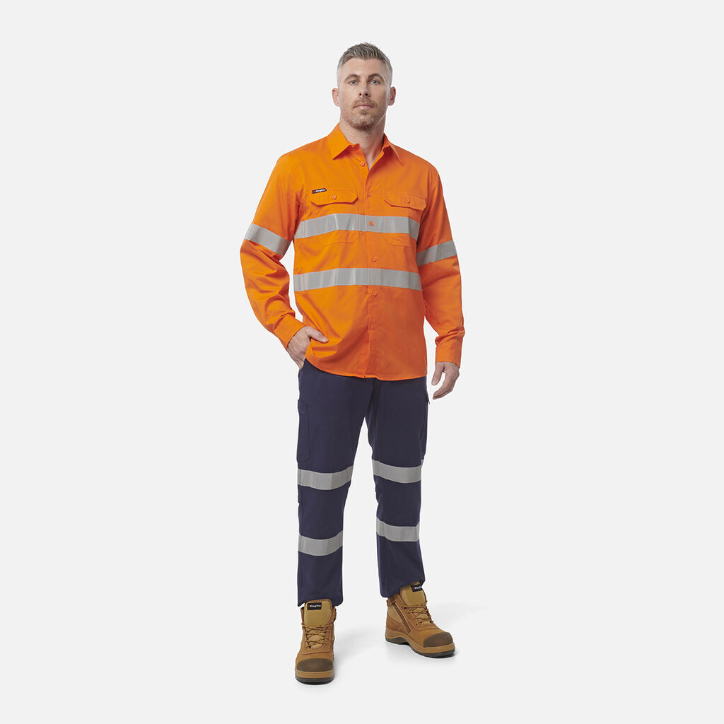 Workcool Vented  Shirt Taped Long Sleeve