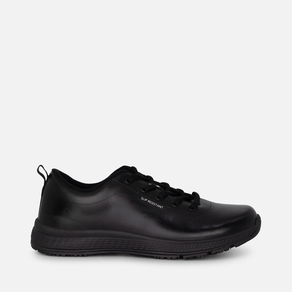 All black leather work shoes deals