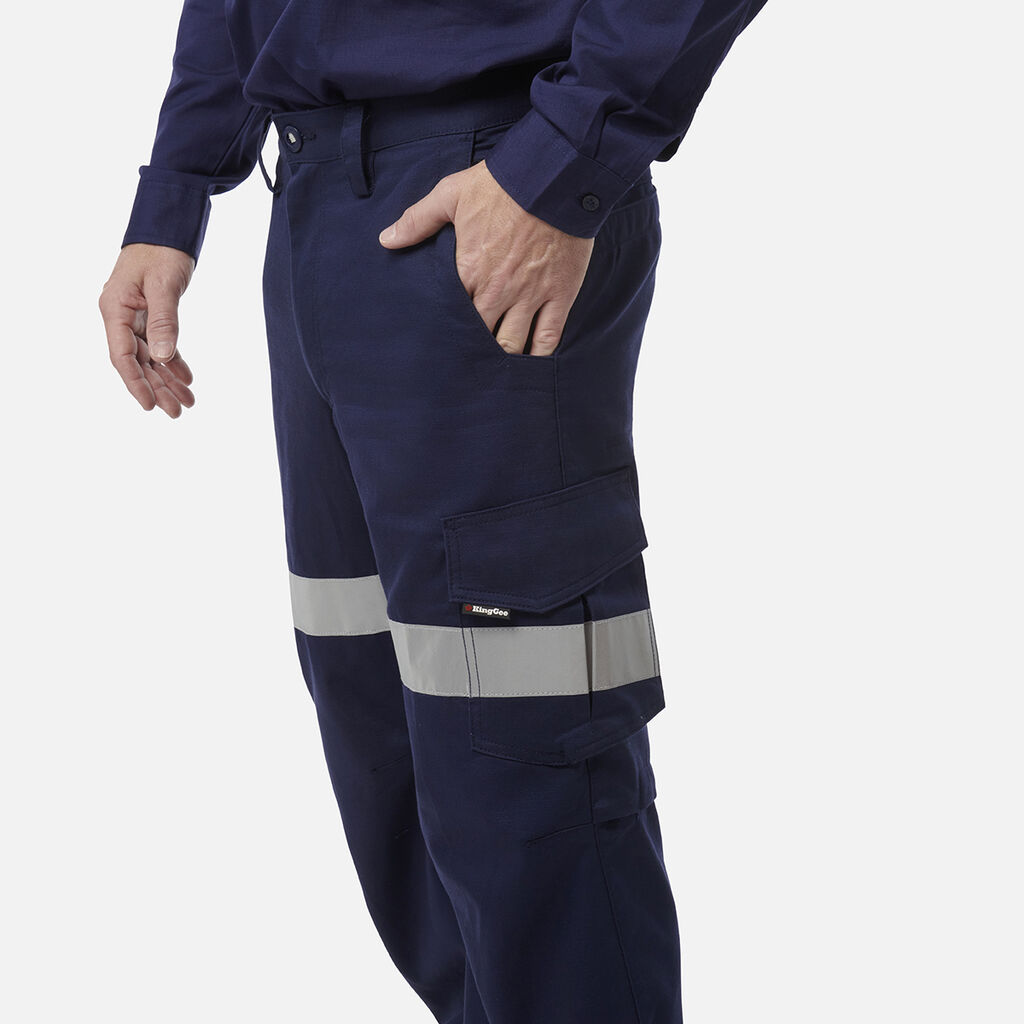 Workcool 2 Reflective Cotton Drill Cargo Work Pants