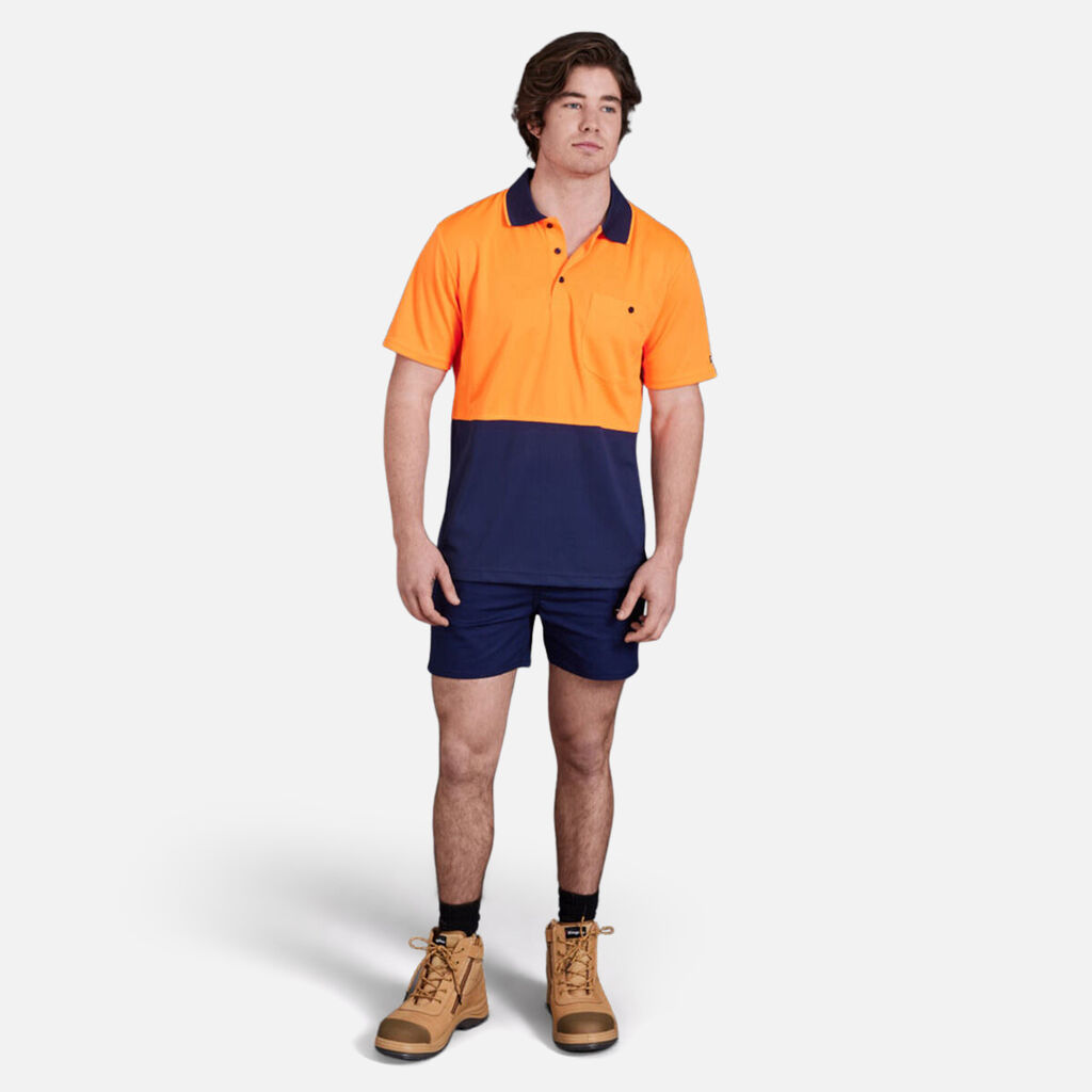 Workcool Hyperfreeze Hi-Vis Two Tone Short Sleeve Polo Shirt
