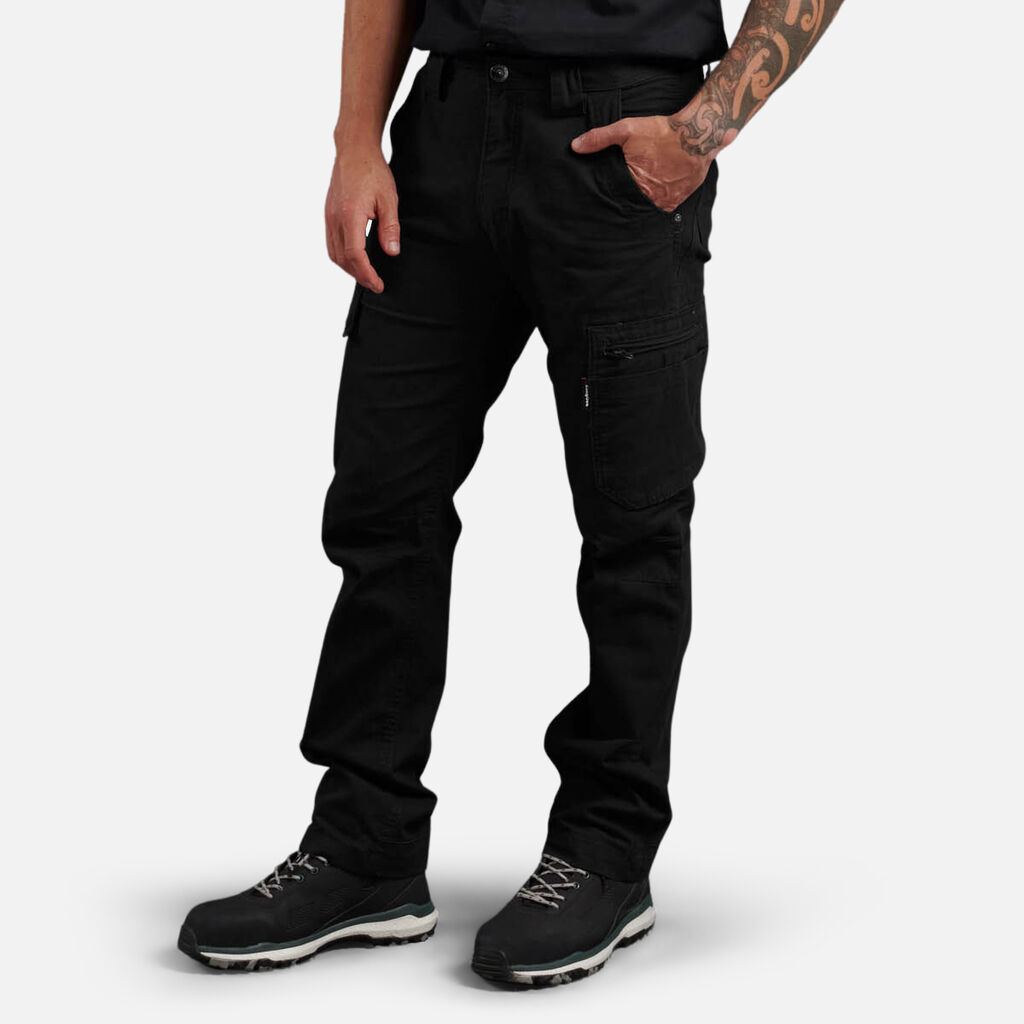 Tradies Canvas Cargo Work Pants 