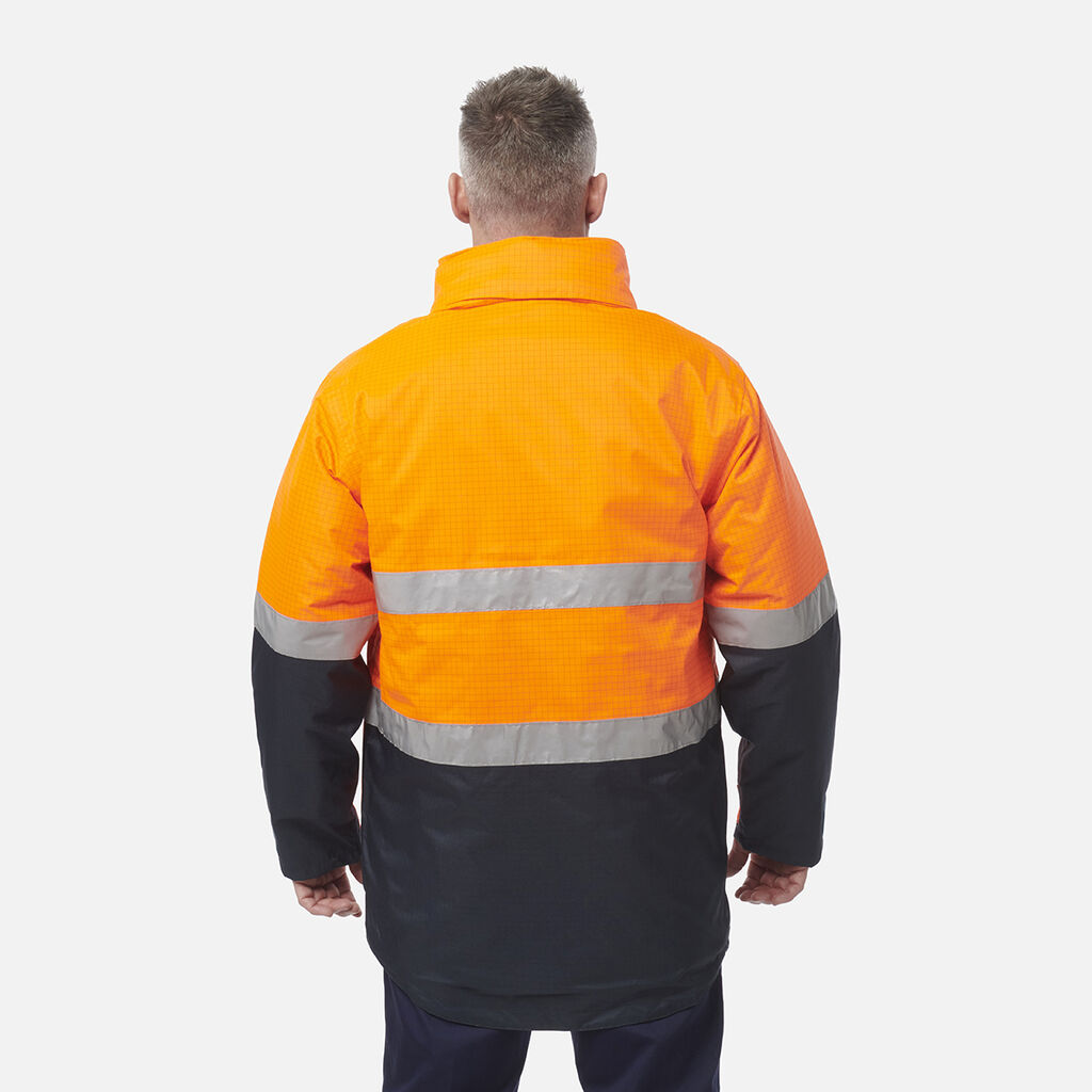 Hi-Vis Anti Static Waterproof Reflective Work Jacket
