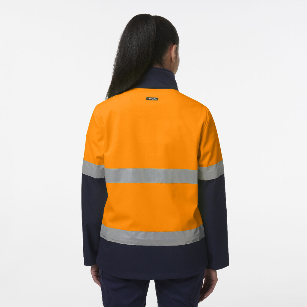 Women's Reflective Spliced Soft Shell Jacket