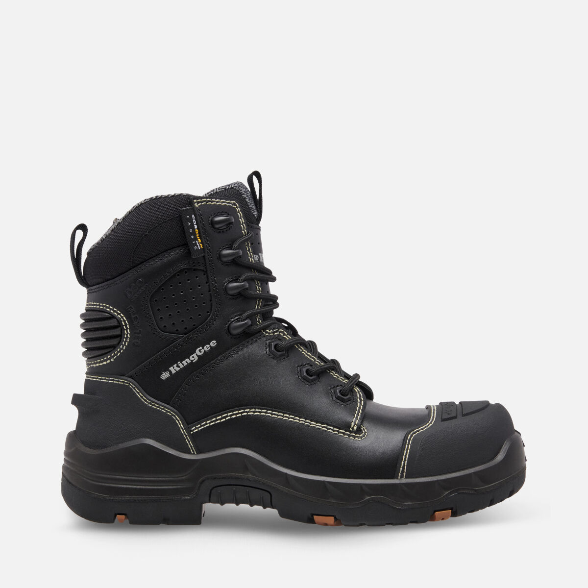Protective toe work shoes top