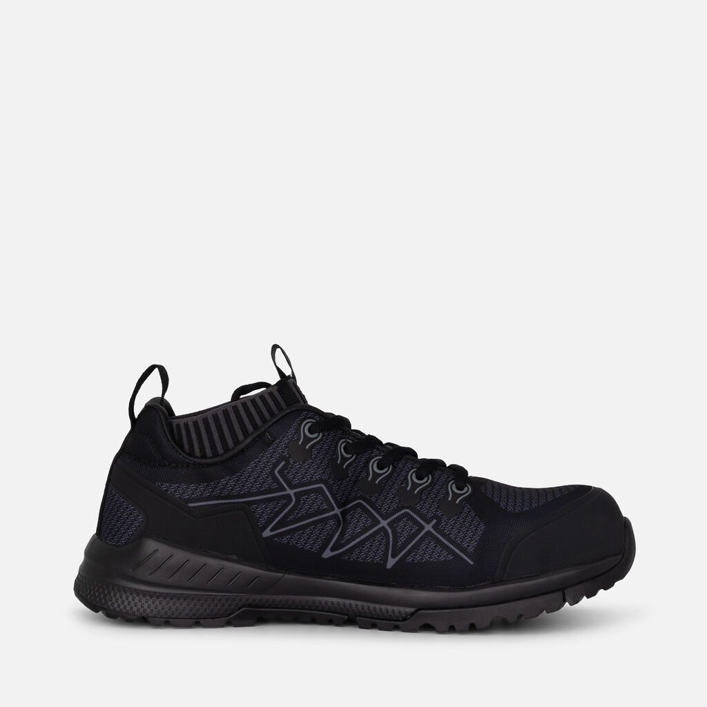 Vapour Hybrid Slip Resistant Safety Toe Shoes - Black/Grey