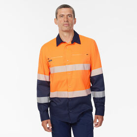 DryCool Hi Vis Spliced Taped Shirt Long Sleeve Shirt 
