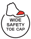 Wide Safety Toe Cap Icon
