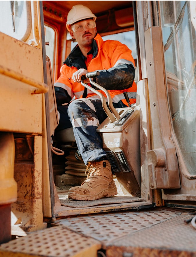 Bulldozer driver